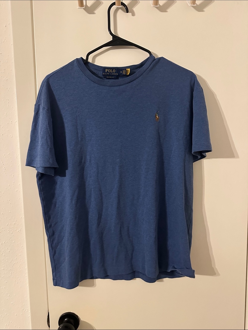 Polo by Ralph Lauren Short Sleeve Crewneck T-Shirt - Blue with Gold Pony